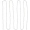 Northlight Shiny Metallic Faceted Beaded Christmas Garland - 15' x .25" - Silver - Unlit